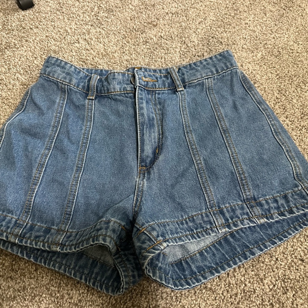 Classic Blue Denim Women's Shorts